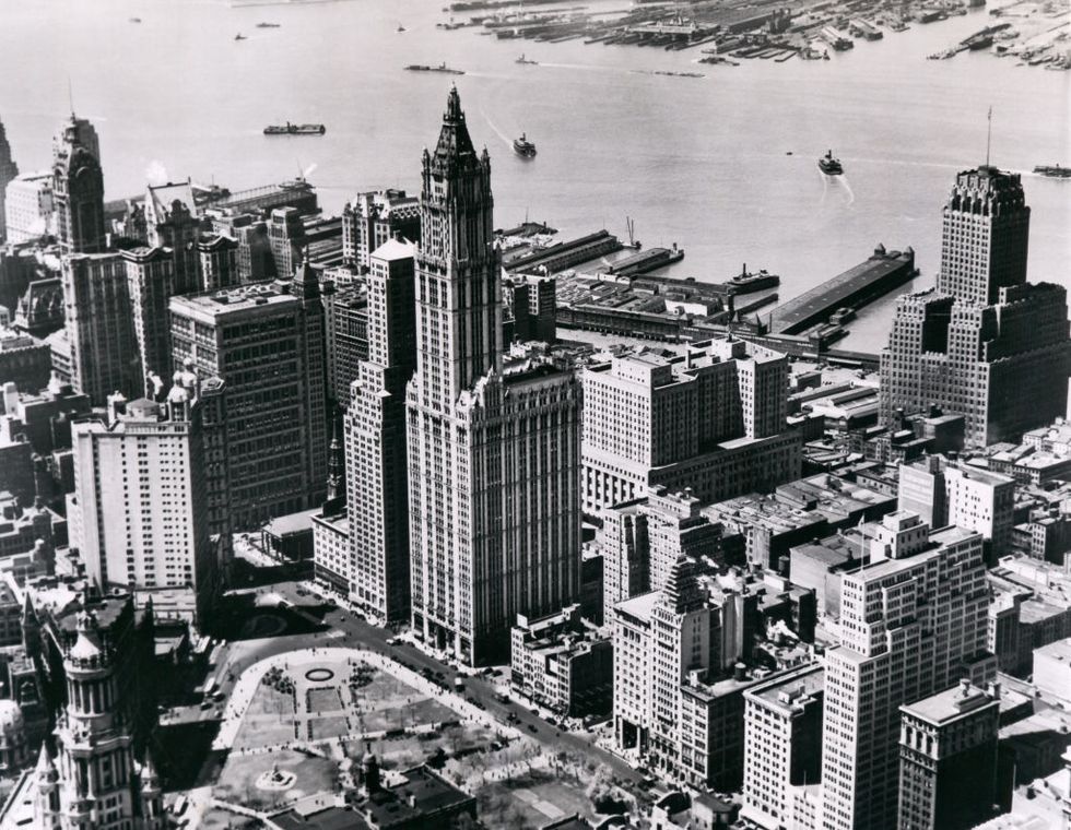 Woolworth Building & Lower Manhattan
