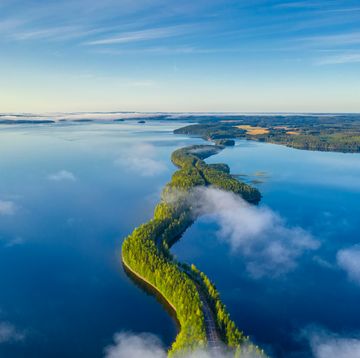 het meer van paijanne in finland