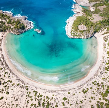 Voidokilia Beach in Griekenland voidokilia beach in griekenland