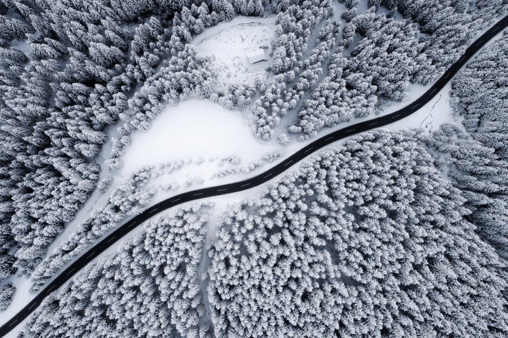 10 Best Winter Photos - Aerial Photos Of Winter