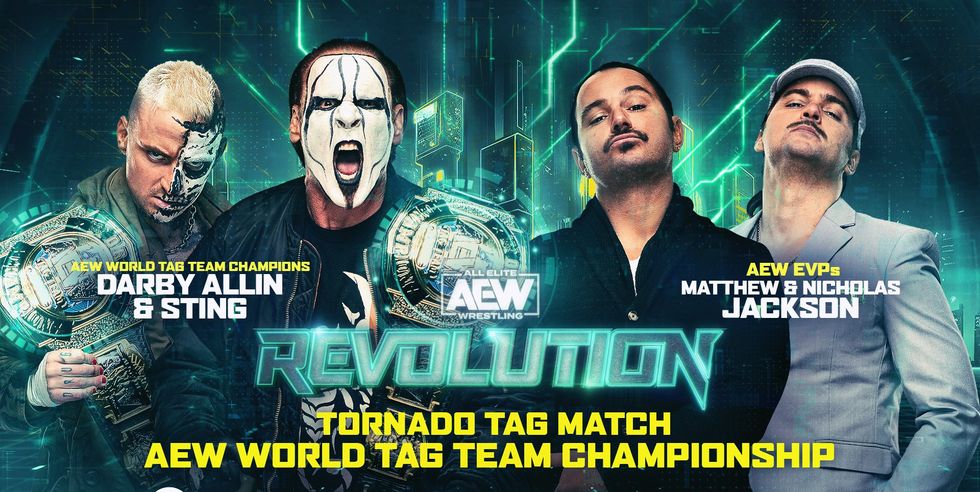 AEW Revolution 2024 match card, date, start time, and how to watch