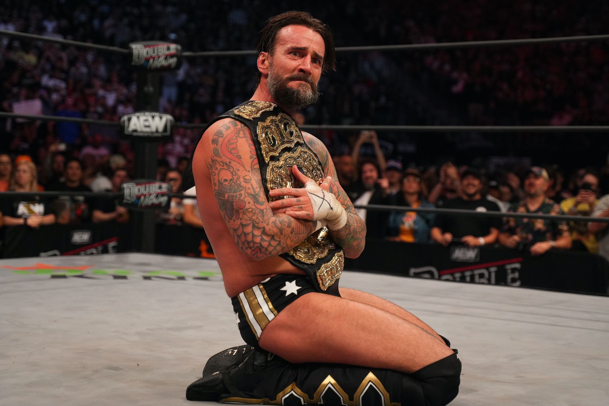 CM Punk attends Impact Wrestling show to support Trinity