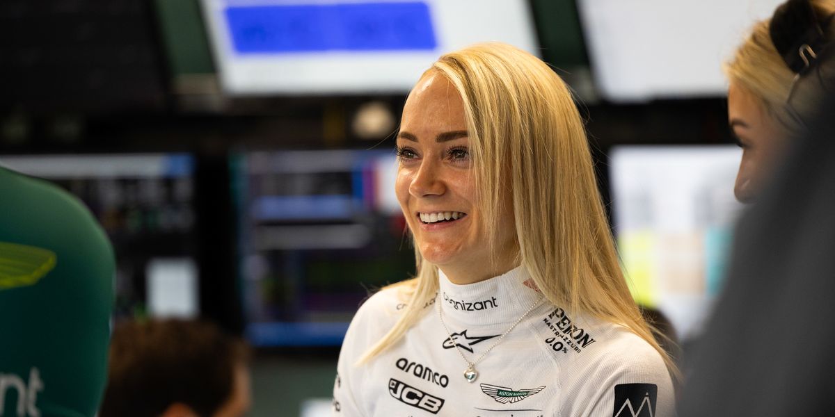 Jessica Hawkins Makes F1 History with Aston Martin Test