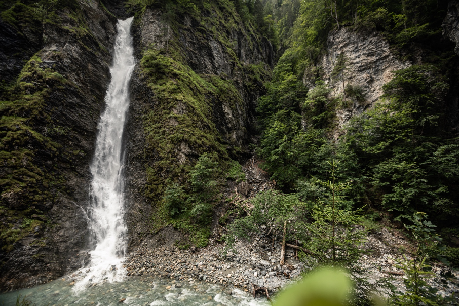 Waterval in de Liechtensteinklamm
