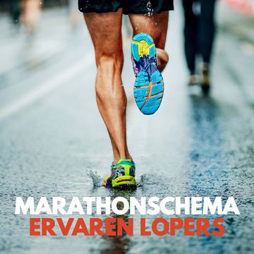 Marathonschema voor ervaren lopers