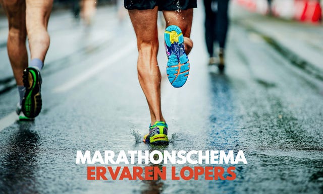 Marathonschema voor ervaren lopers