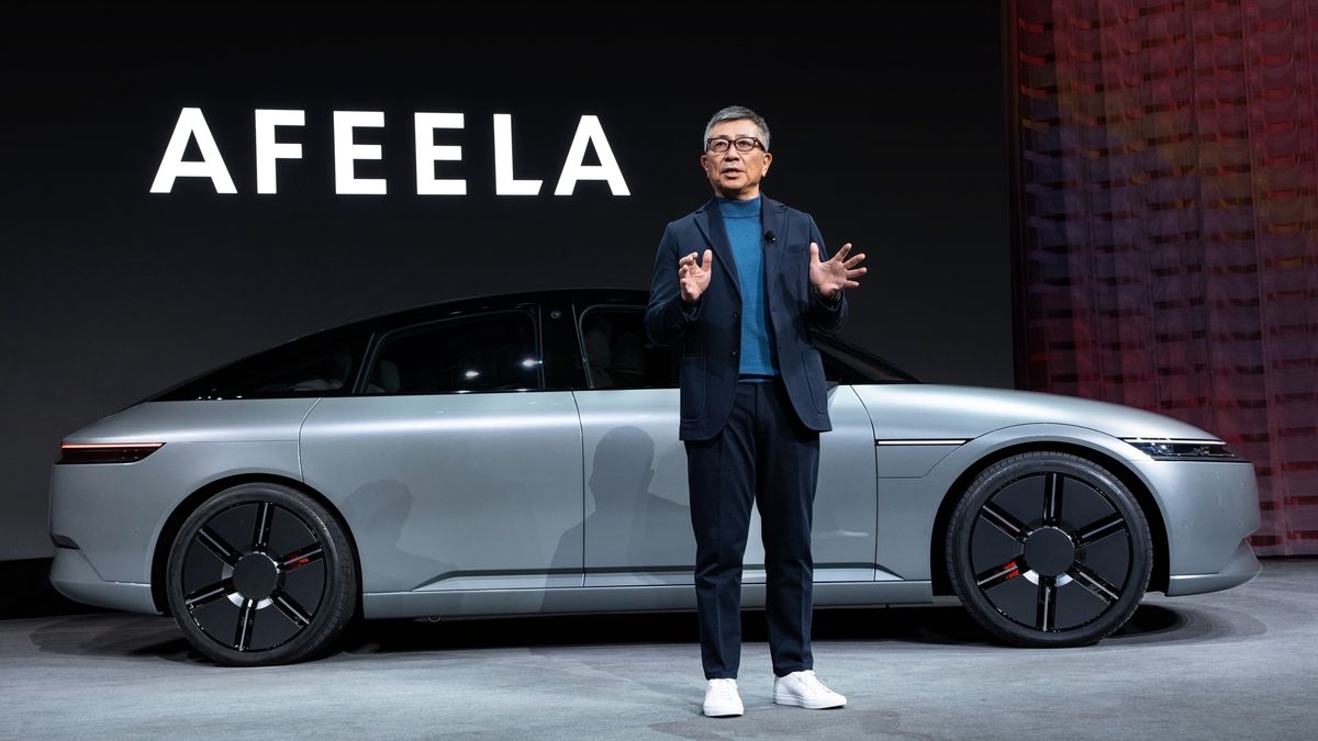 afeela car w ceo in front