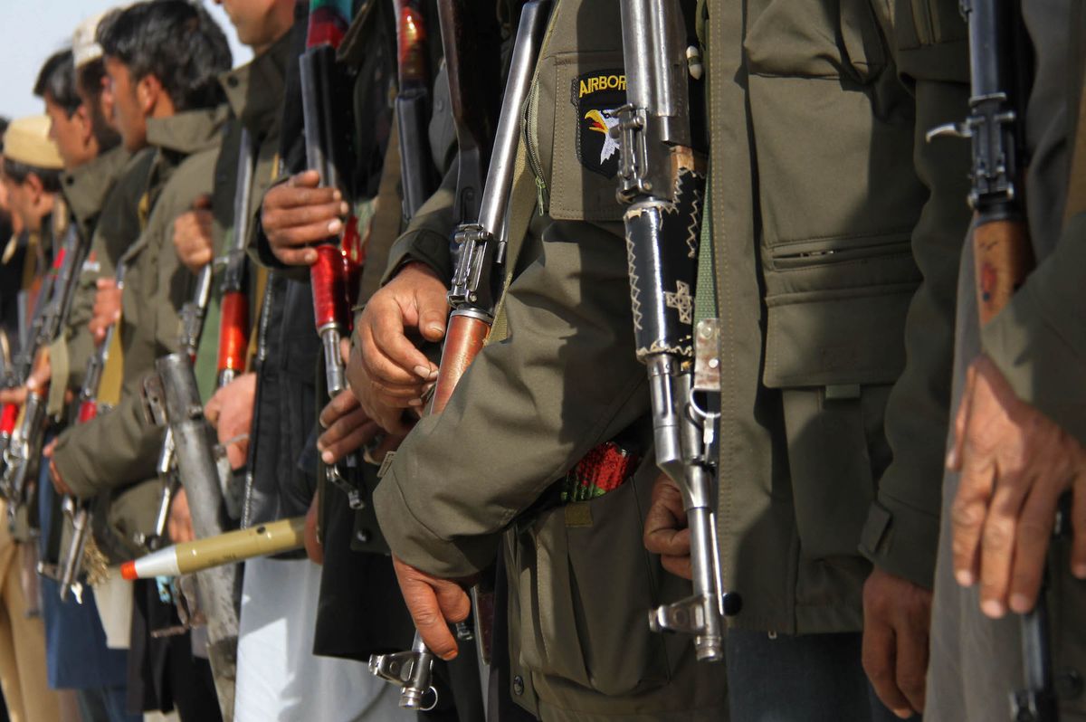 Afghan Private militia raise weapons against IS