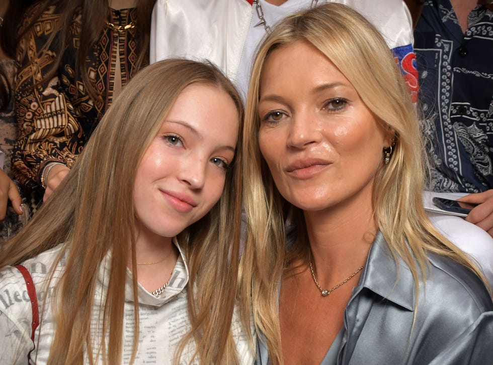 mandatory credit photo by swan galletwwdshutterstock 10311858a
kate moss and daughter lila grace moss hack in nthe front row
dior men show, front row, spring summer 2020, paris fashion week mens, france   21 jun 2019