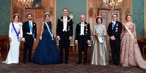 ソフィア妃（princess sofia of sweden）、カール・フィリップ王子（prince carl philip of sweden）、レティシア王妃（queen letizia of spain）、フェリペ国王（king felipe of spain）、カール16世グスタフ国王（carl xvi gustaf of sweden）、シルヴィア王妃（queen silvia of sweden）、ダニエル王子（prince daniel）、ヴィクトリア王太子（crown princess victoria）