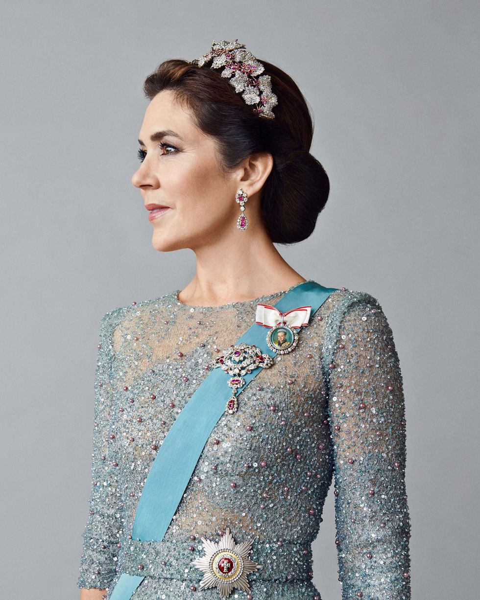 mandatory credit photo by eyepress newsshutterstock 12793159anew official portraits have been released by the danish royal court to mark crown princess mary's 50th birthday this saturday, 5th february, 2022danish crown princes mary 50th birthday, copenhagen, denmark 07 feb 2022