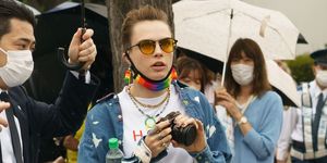mandatory credit photo by masatoshi okauchishutterstock 12909105ab
cara delevinge
cara delevinge at tokyo rainbow pride 2022, tokyo, japan   24 apr 2022