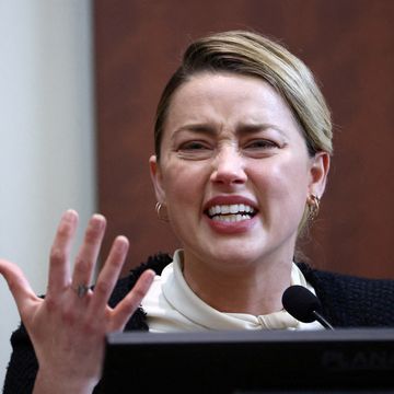 actor amber heard reacts on the stand in the courtroom at fairfax county circuit court during a defamation case against her by ex husband, actor johnny depp, in fairfax, virginia, us, may 5, 2022 jim lo scalzopool via reuters     tpx images of the day