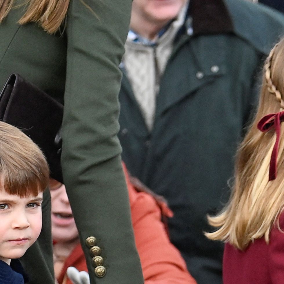 britains catherine, princess of wales, princess charlotte and prince louis greet well wishers, while they attend the royal familys christmas day service at st mary magdalenes church, as the royals take residence at the sandringham estate in eastern england, britain december 25, 2022 reuterstoby melville