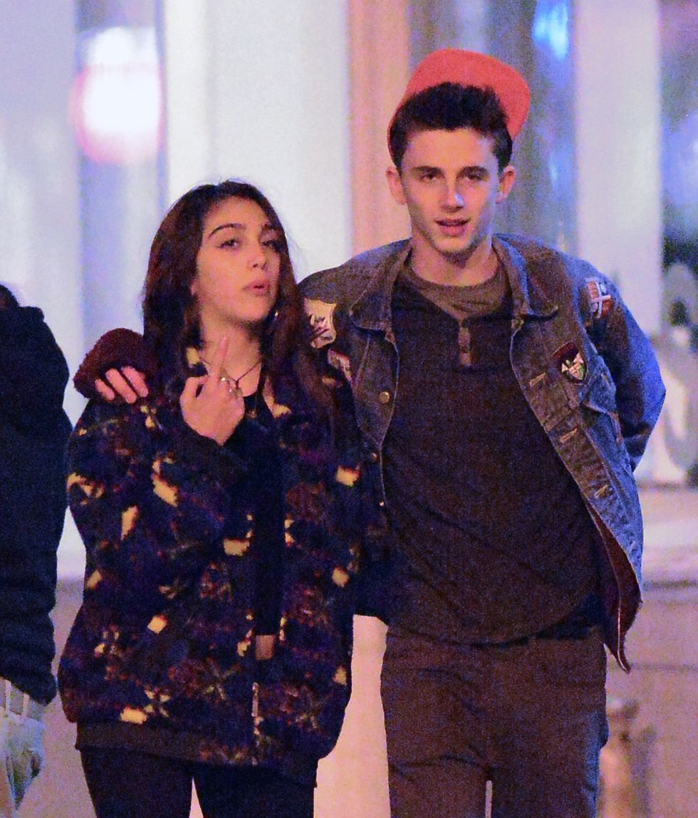 lourdes leon and timothee chamalet, apr 14, 2013 lourdes leon pictured today with her new boyfriend, actor timothee chamalet of homeland, going out for dinner with her father carlos leon and his girlfriend carlos pictured early in the day picking up lourdes from her home and then heading to a restaurant in soho please call before usage