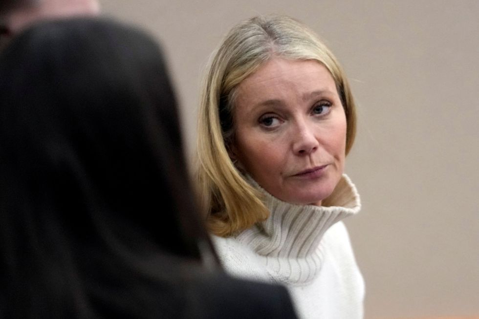 actor gwyneth paltrow looks on before leaving the courtroom where she is accused in a lawsuit of crashing into a skier during a 2016 family ski vacation, leaving him with brain damage and four broken ribs, in park city, utah, march 21, 2023 rick bowmerpool via reuters