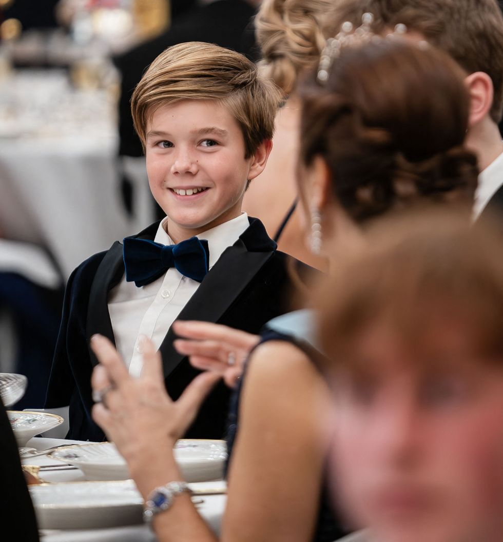 prince christian's 18th birthday gala dinner at christiansborg palace october 15, 2023, photo hanne juulaller foto video 15 oct 2023 pictured prince vincent photo credit hanne juulallermega themegaagencycom 1 888 505 6342