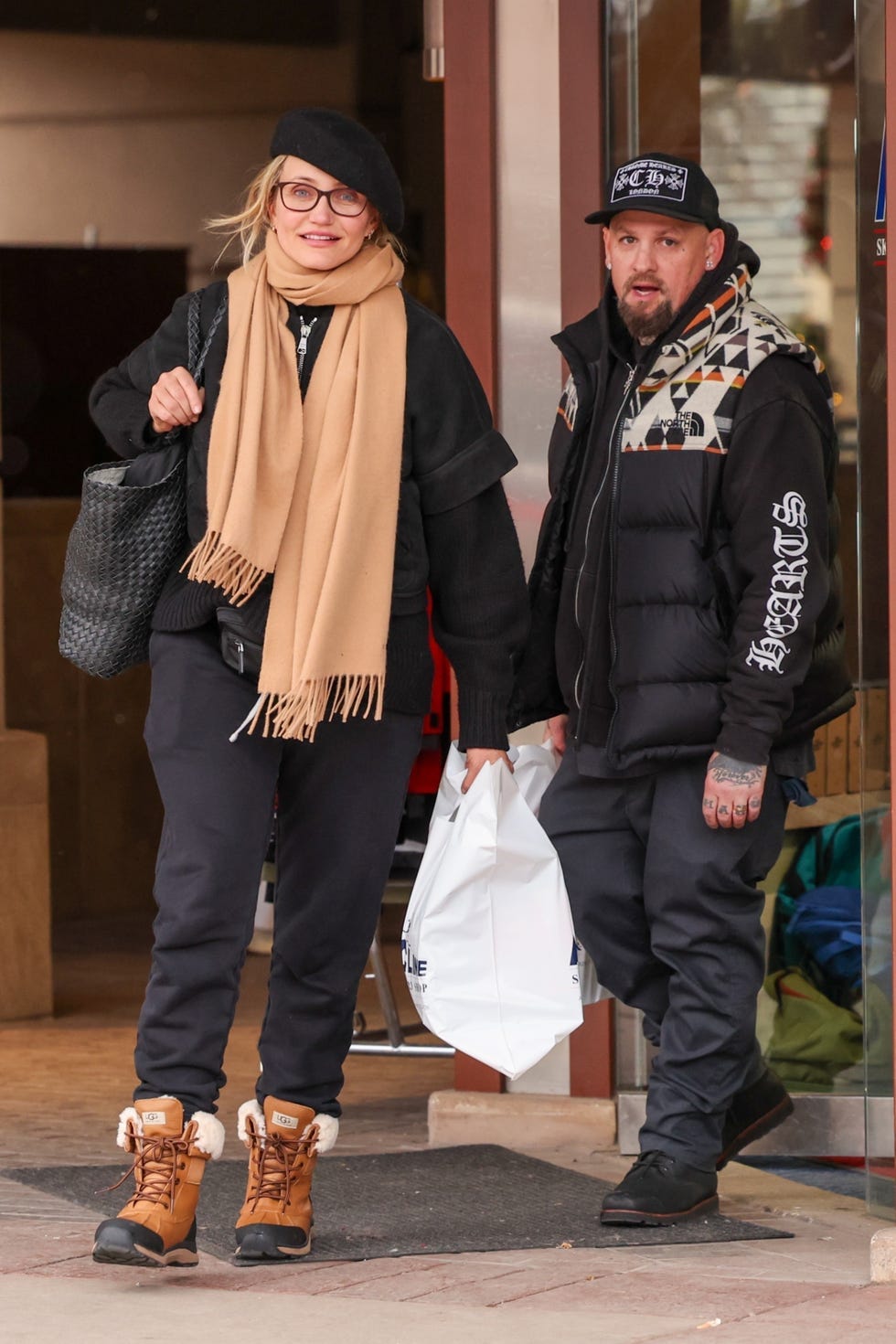 a man and woman posing for a picture