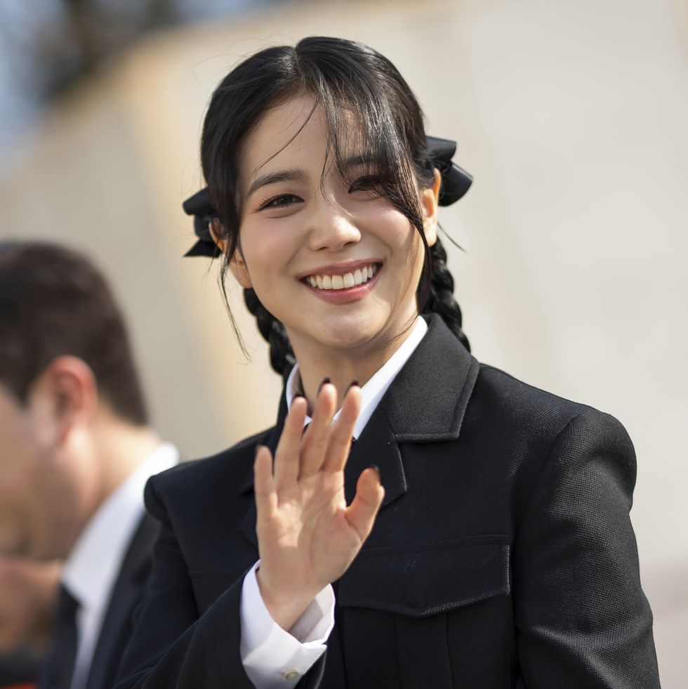 jisoo departs from the christian dior fallwinter 2024 2025 ready to wear collection presented tuesday, feb 27, 2024 in paris photo by scott a garfittinvisionap