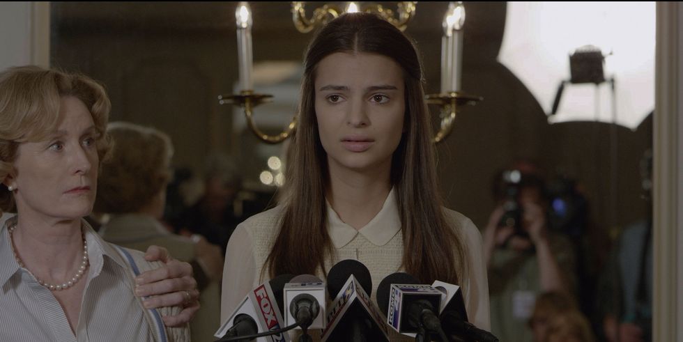 gone girl 2014 andie emily ratajkowski makes a statement about her ex lover, nick dunne, who's under investigation regarding the disappearance of his wife