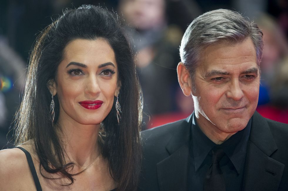 amal clooney and george clooney attends the opening ceremony for the 66th berlin film festival at the berlinale palast11022016