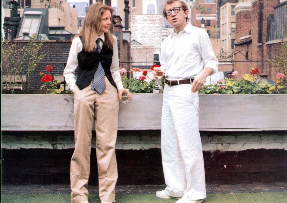 diane keaton and woody allen, 1977