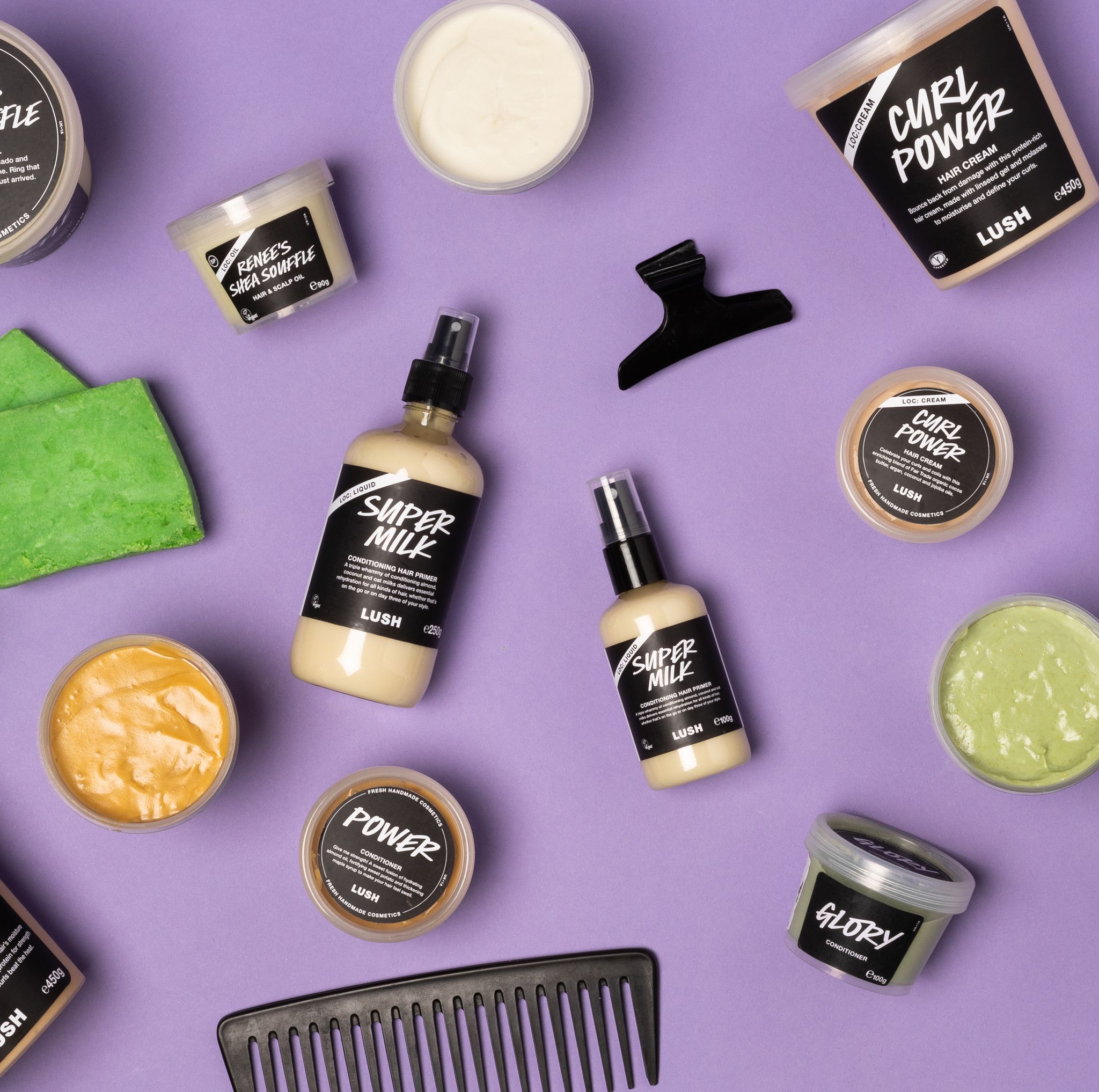 Lush has launched a new line of products catering to afro hair