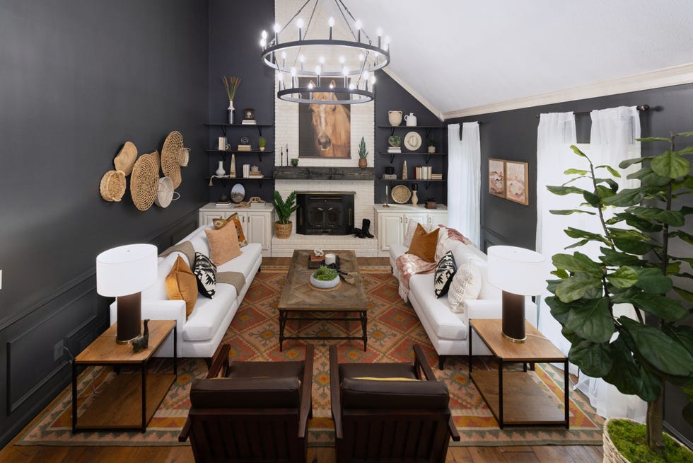 an empty nester tasks luke macfarlane and olivia westbrooks to help reimagine her childhood home, built by her late father, to reflect an exciting new chapter in her life, while preserving the loving backdrop of family history. credit: ©2025 hallmark media/photographer: marquez mccall