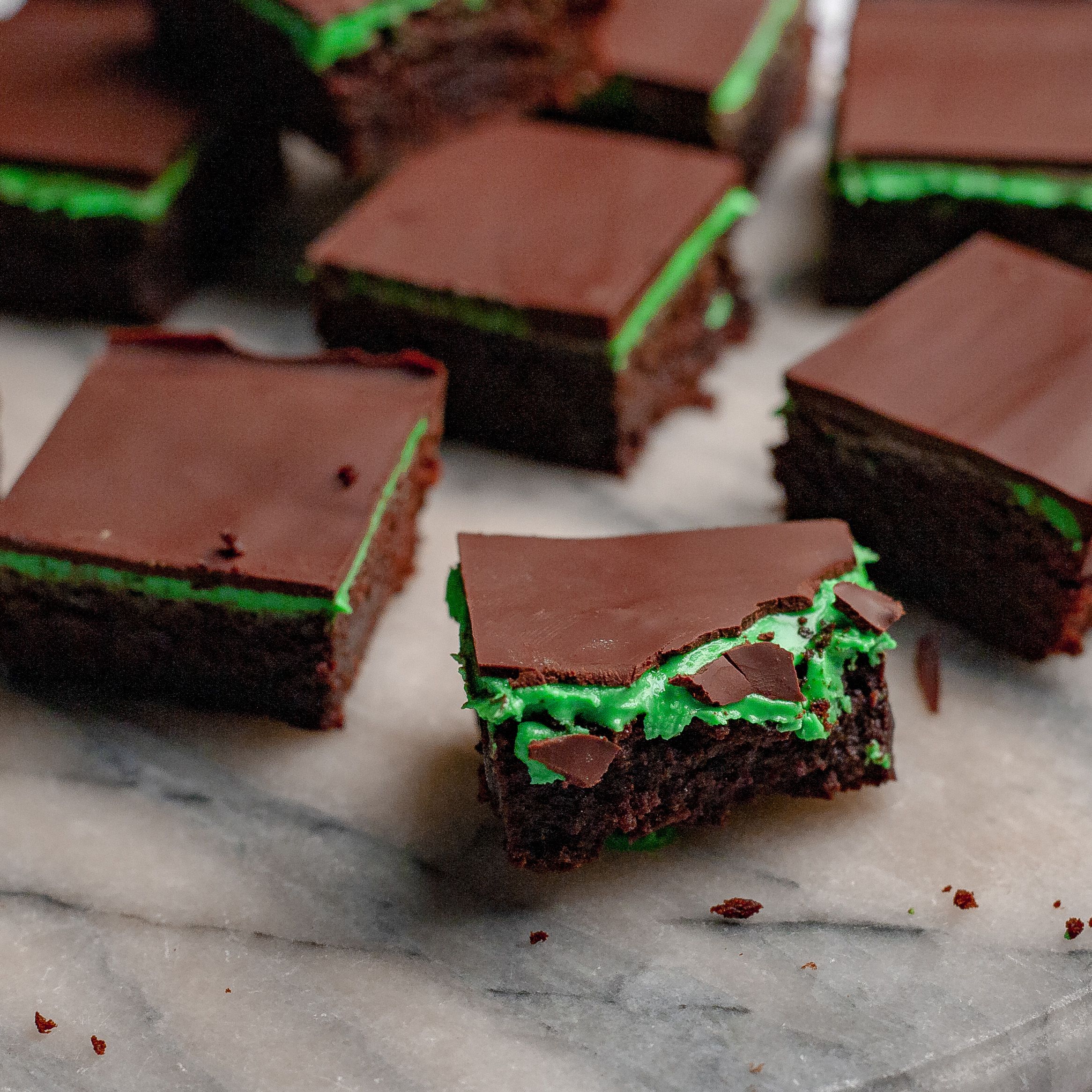 After Dinner Mint Brownies