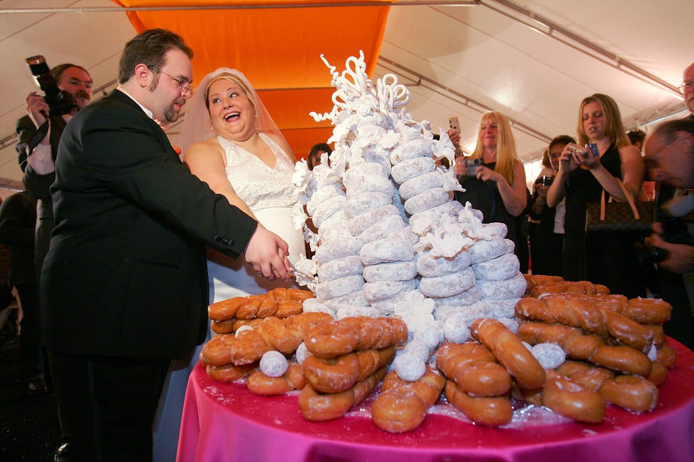 After exchanging their rings, newlyweds John Townsend and Mi
