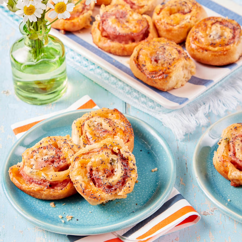 after school snacks ham and cheese pinwheels