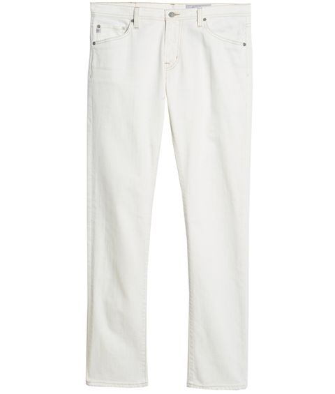 White, Clothing, Jeans, Denim, Trousers, Pocket, Active pants, Suit trousers, Textile, Sportswear, 
