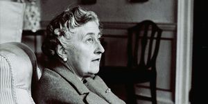 Agatha Christie Seated