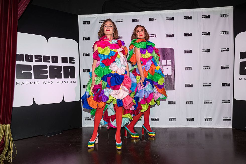 agatha ruiz de la prada presents her new wax figure