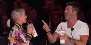 'AGT" Judge Julianne Hough Threatens to Spit on Simon Cowell Over His "Meowing" Comment