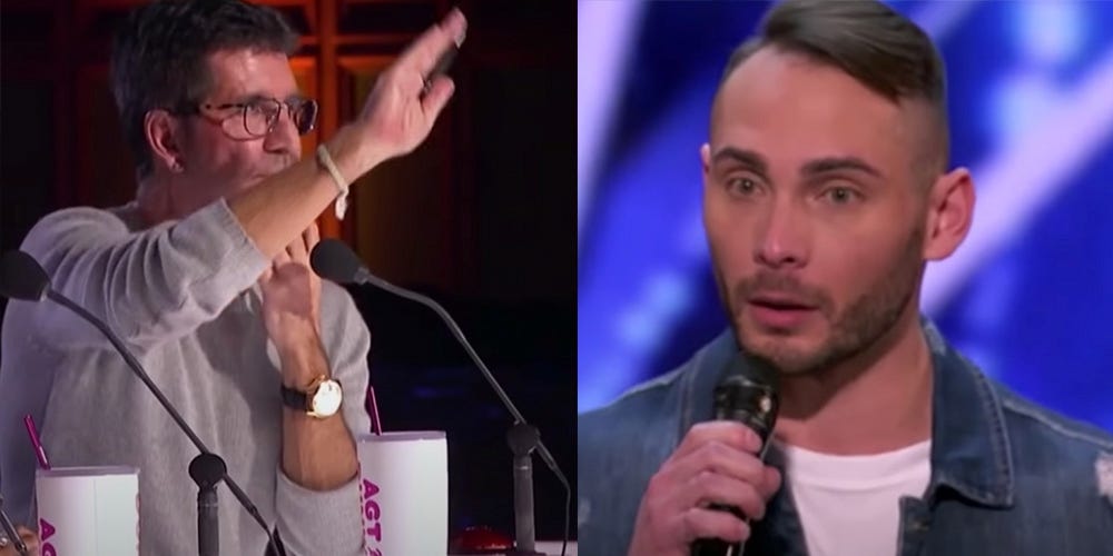 'AGT' 2020 Judge Simon Cowell Stops Kameron Ross During His Country ...