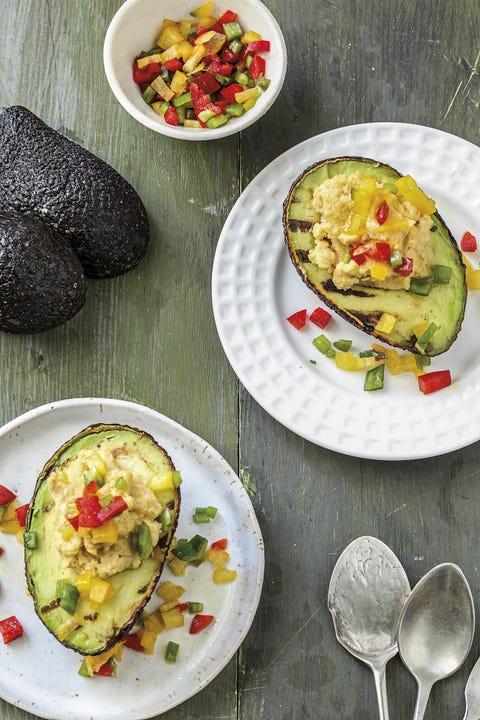 aguacate con hummus