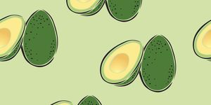 Seamless Avocado Wallpaper