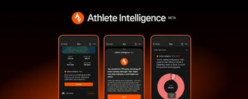 phone screens showing strava's athlete intelligence feature