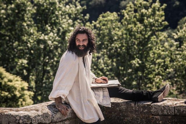 aidan turner as leonardo da vinci