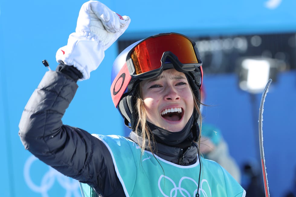 Eileen Gu continues golden run at Winter Olympics but section of home fury  takes shine off success