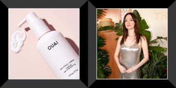 ouai anti frizz hair styling cream, aimee lou wood