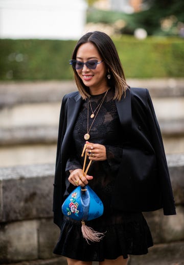 street style  paris fashion week womenswear springsummer 2019  day seven