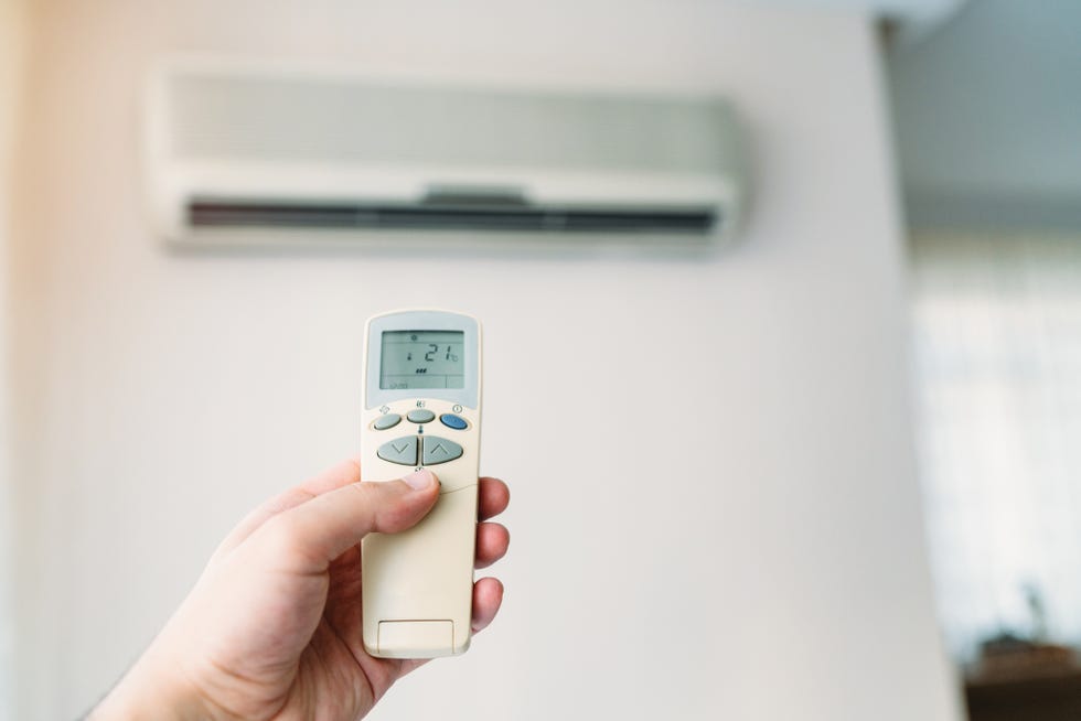 aire acondicionado con control remoto