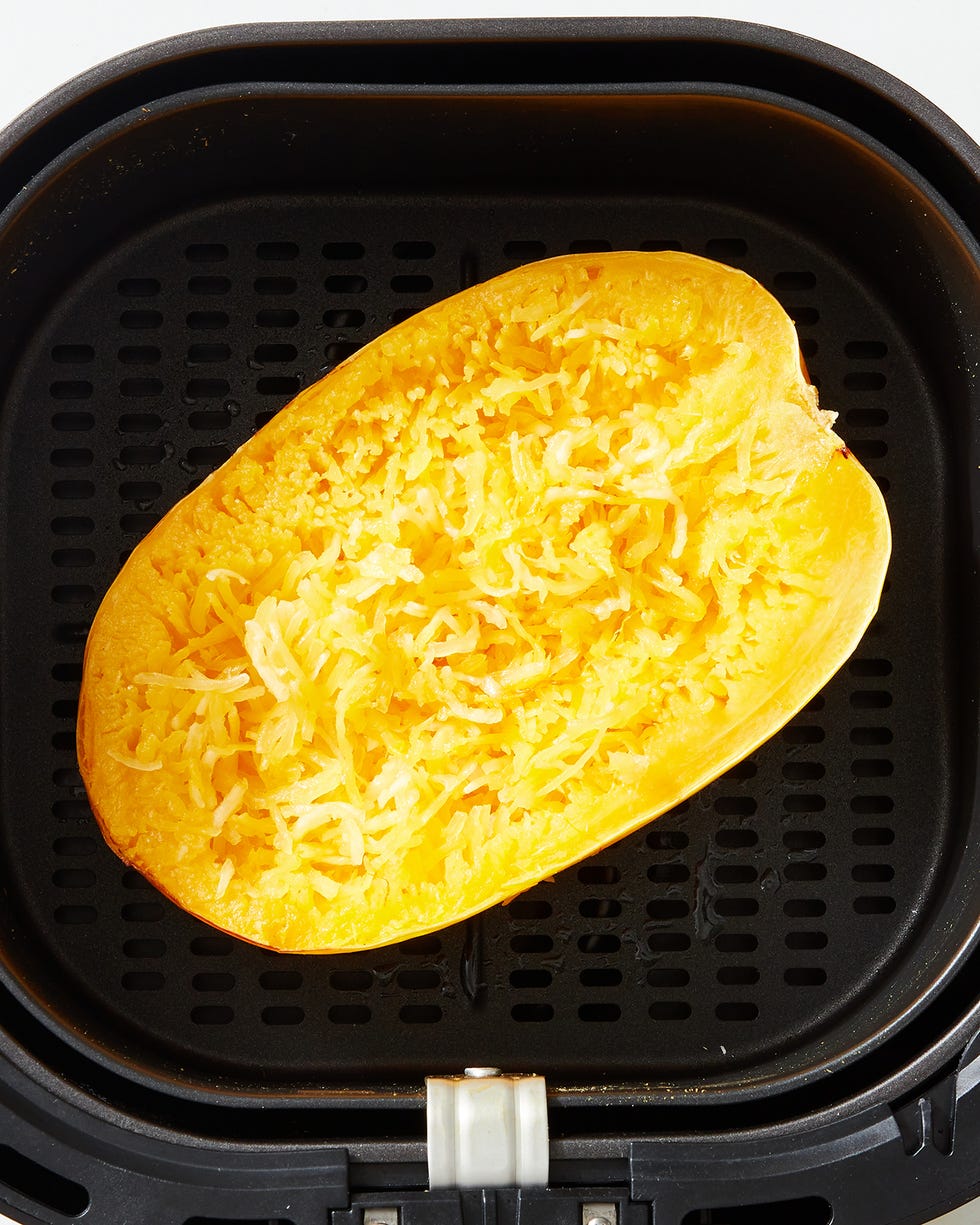 air fryer cacio e pepe spaghetti squash