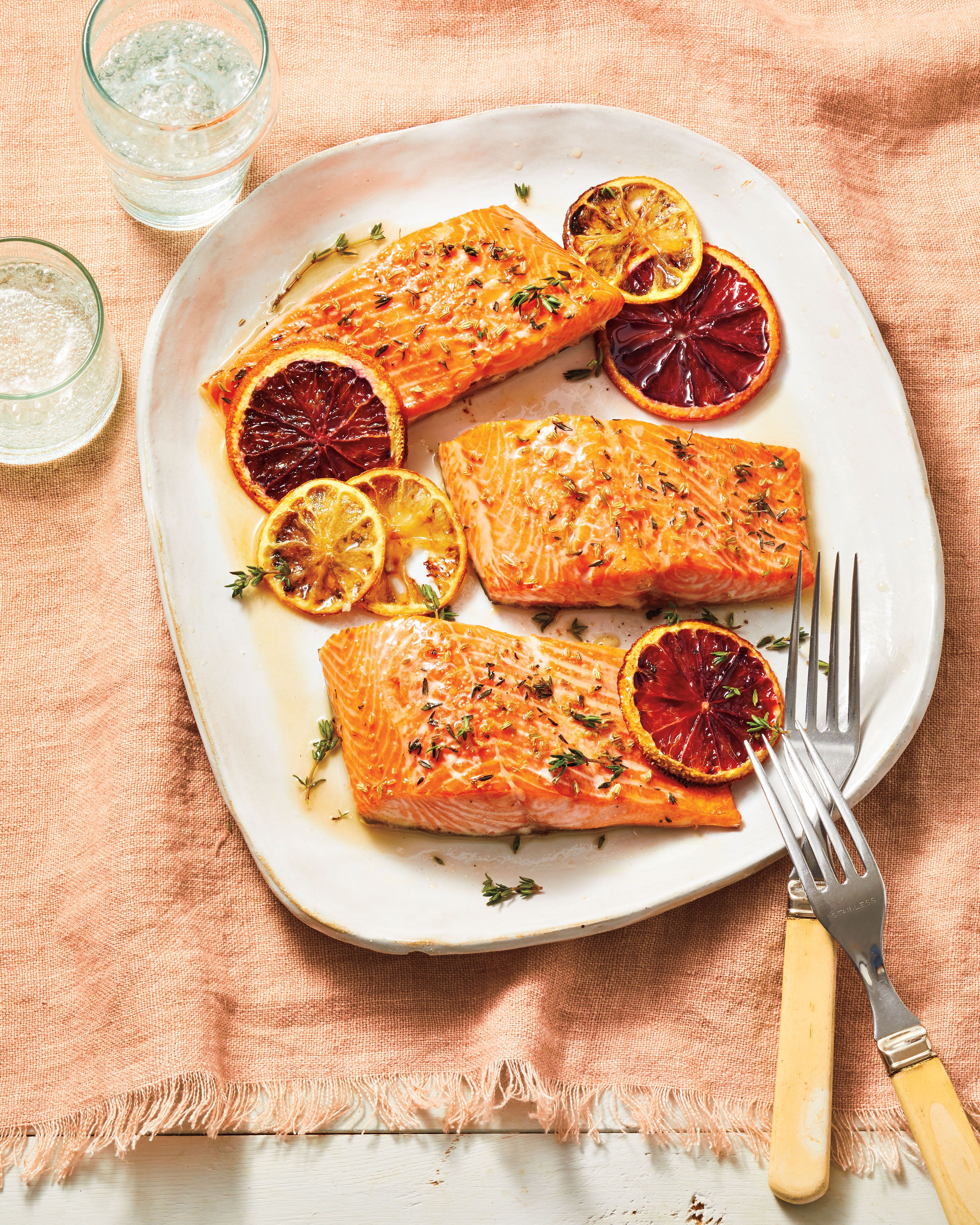 Thyme salmon on sale