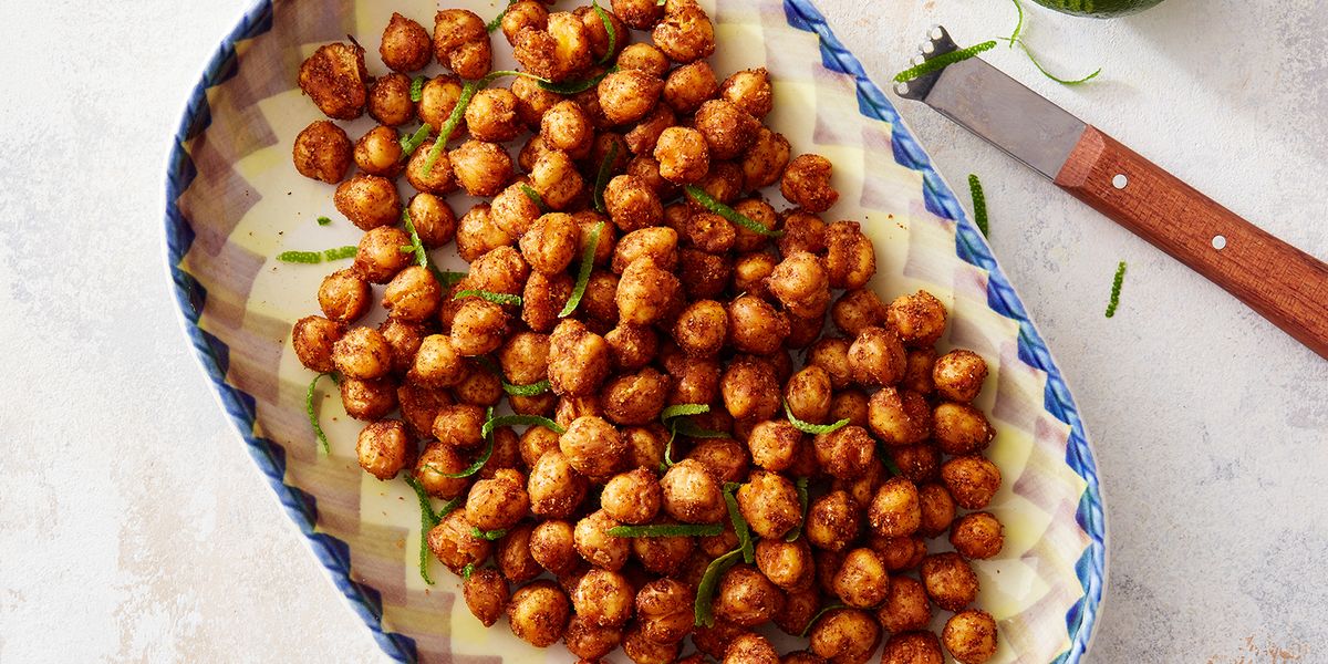 Air Fryer Chili-Spiced Chickpeas Are The Most Fun Crunchy Snack