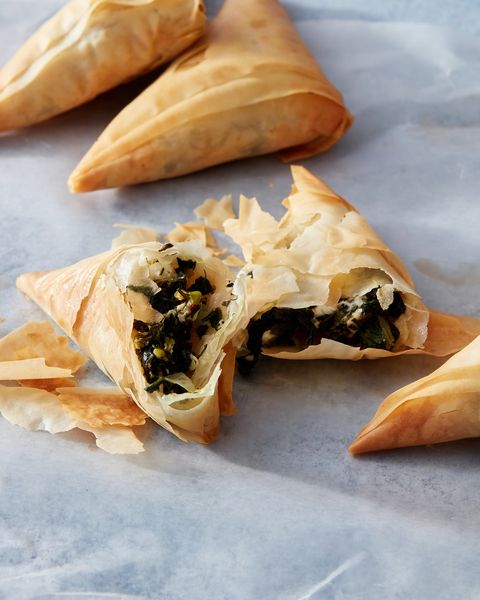 air fryer kale and feta hand pies