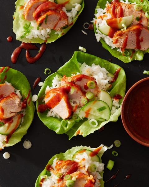 air fryer korean pork tenderloin lettuce wraps