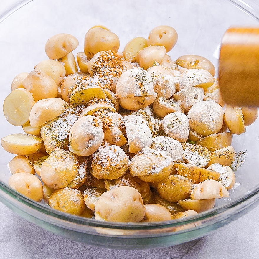 air fryer roasted potatoes